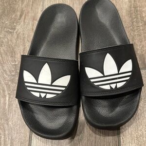 Adidas slides, size 8